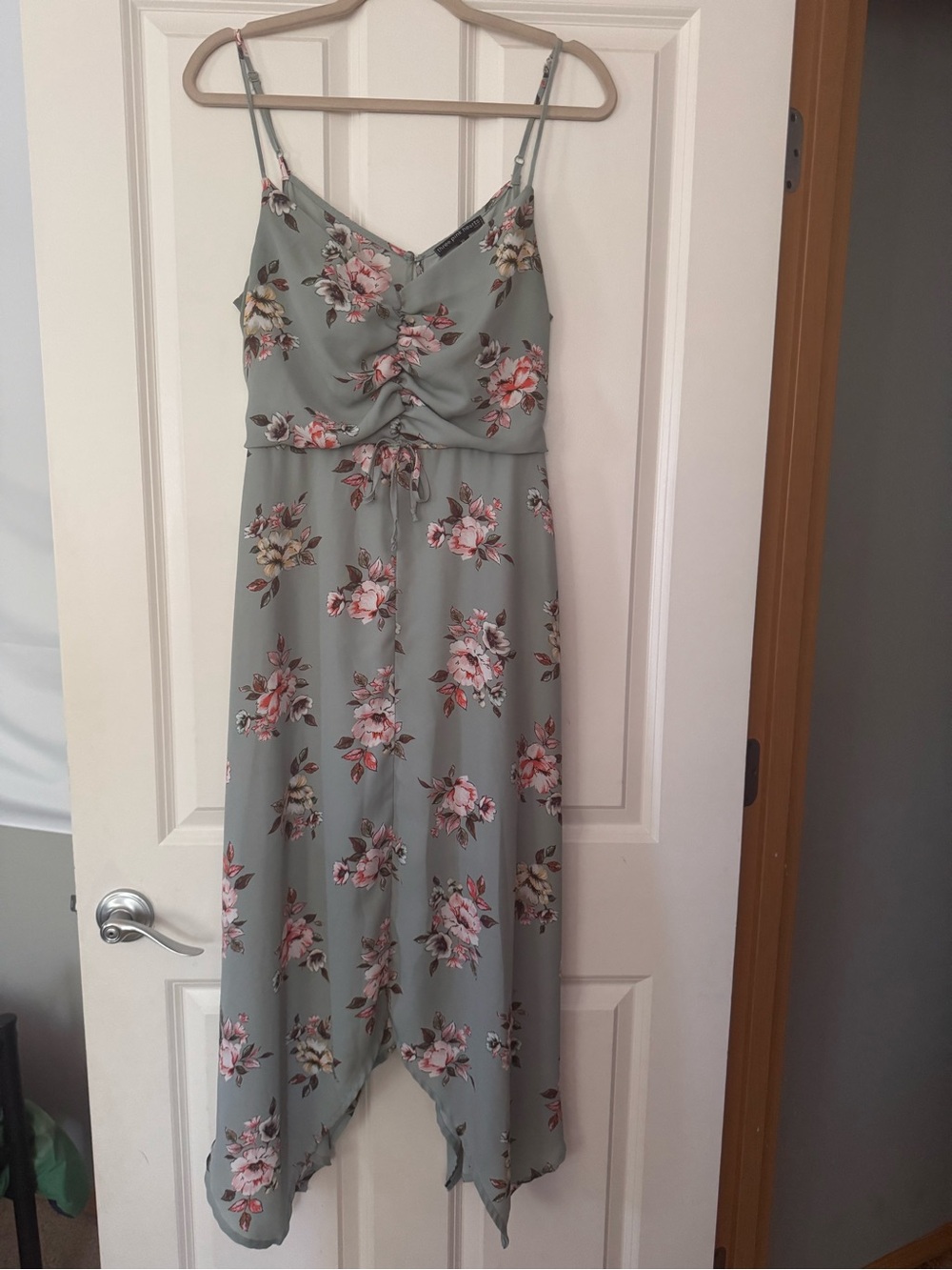 Three Pink Hearts Floral Maxi Dresses